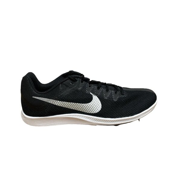 NIKE ZOOM RIVAL DISTANCE BLACK TRACK SPIKES DC8725-001 MENS SIZE 12.5 NEW BLACK - Picture 1 of 9